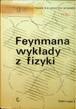 Feynmana wykłady z fizyki Tom II część 2