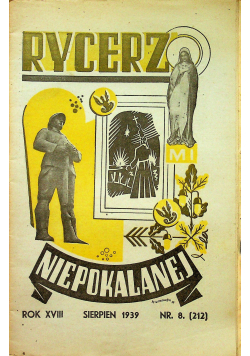 Rycerz niepokalanej nr 8 1939r