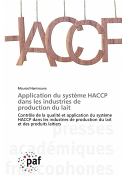 Application du système HACCP dans les industries de production du lait