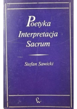 Poetyka Interpretacja Sacrum