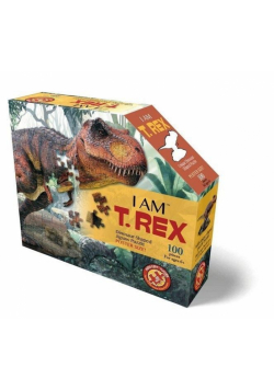 Puzzle konturowe 100 I am - T-Rex