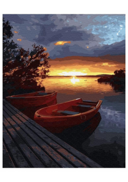 Malowanie po numerach - Świt 40x50cm