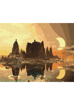 Malowanie po numerach - Złote Miasto 40x50cm
