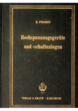 Hochspannungsgerate