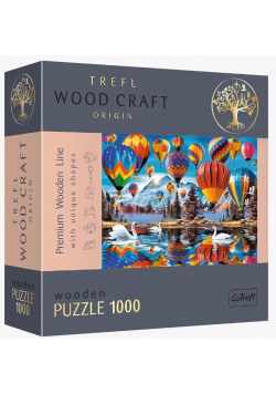 Puzzle drewniane 1000 Kolorowy Balony TREFL