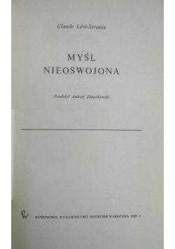 Myśl nieoswojona