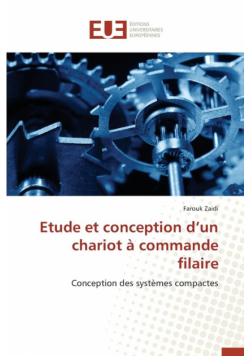 Etude et conception d un chariot à commande filaire