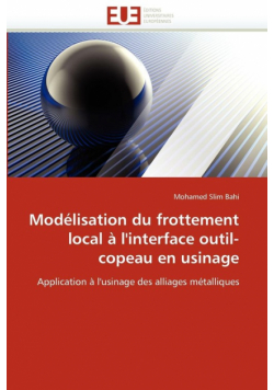 Modélisation du frottement local à l'interface outil-copeau en usinage