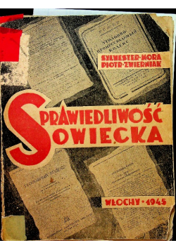 Sprawiedliwość Sowiecka 1945 r