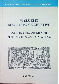 W służbie Bogu i społeczeństwu