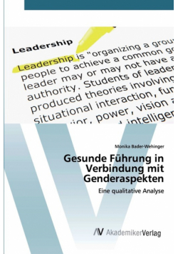 Gesunde Führung in Verbindung mit Genderaspekten