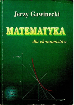 Matematyka dla ekonomistów
