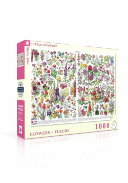 Puzzle 1000 Kwiaty, Collage