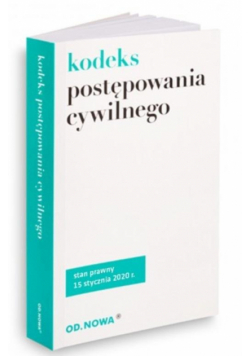 Kodeks postępowania cywilnego 2020