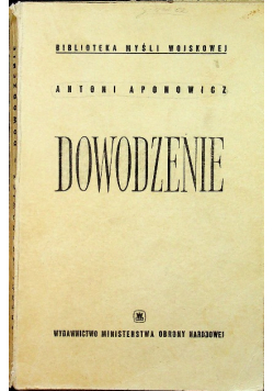 Aponowicz Dowodzenie