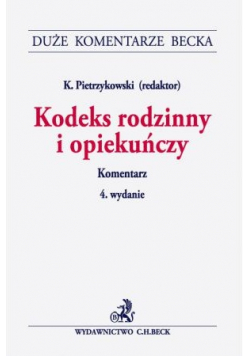 Kodeks rodzinny i opiekuńczy Komentarz