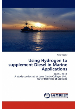 Using Hydrogen to Supplement Diesel in Marine Applications