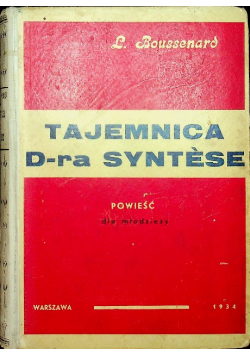 Tajemnica D - ra Syntese 1935 r
