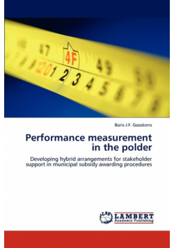 Performance Measurement in the Polder