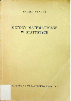 Metody matematyczne w statystyce