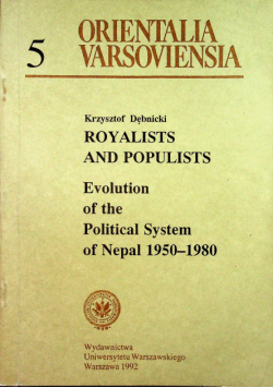 Evolution of the Political System of Nepal 1950 1980