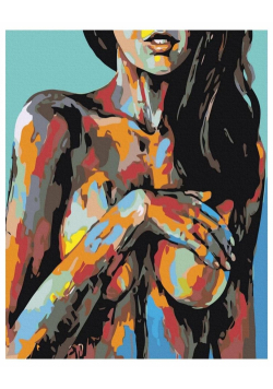 Malowanie po numerach - Kolorowe ciało 40x50cm
