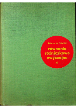 Równania różniczkowe