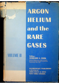 Argon helium and the rare gases