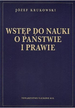 Wstęp  do nauki  o państwie i prawie