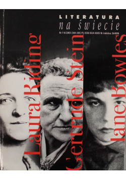 Literatura na świecie Numer 7 - 8 Laura Riding Gertrude Stein Jane Bowles