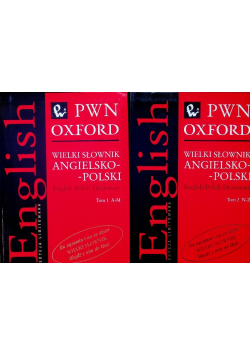 Wielki słownik angielsko polski Tom I do II