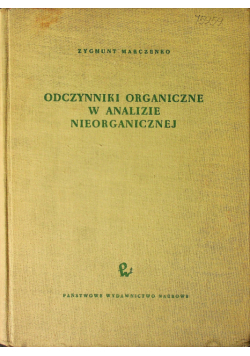Odczynniki organiczne w analizie nieorganicznej