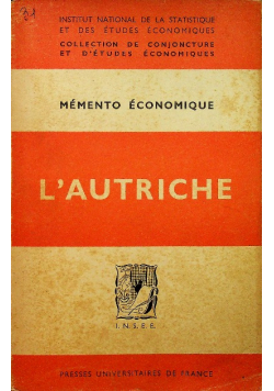 Memento economique l'autriche