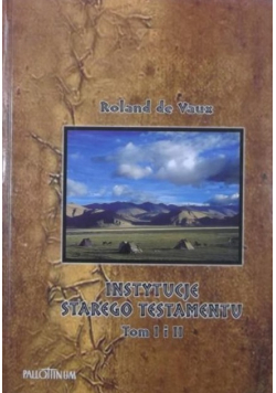 Instytucje Starego Testamentu tom 1 i 2