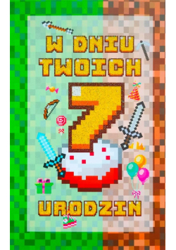 Karnet Urodziny 7 chłopiec 2K - 079