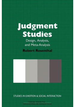 Judgment Studies