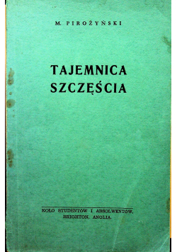 Tajemnica Szczęścia