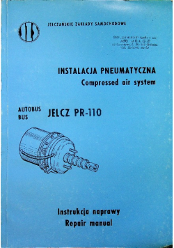 Autobus Jelcz PR 110 Instalacja pneumatyczna