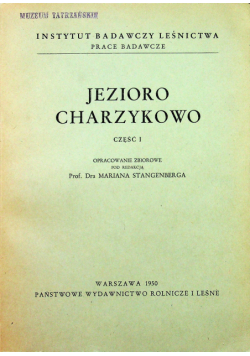 Jezioro Charzykowo 1950r