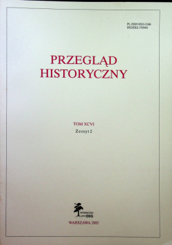 Przegląd historyczny Tom XCVI zeszyt 2