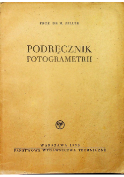 Podręcznik fotogrametrii