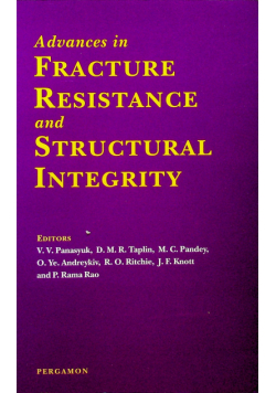 Advances in Fracture resistance and structural integrity