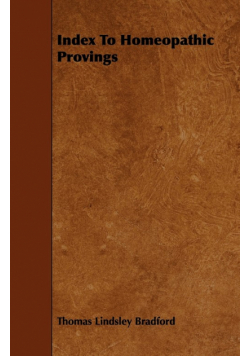 Index to Homeopathic Provings