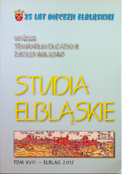 Studia elbląskie tom XVIII