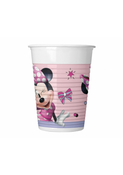 Kubeczki plastikowe Minnie Junior 200ml 8 szt