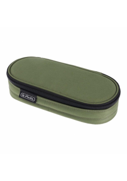 Piórnik kosmetyczka etui oliwkowy