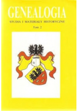 Genealogia studia i materiały historyczne Tom 2