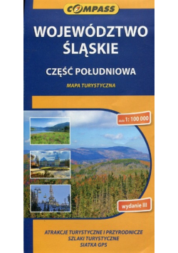 Województwo Śląskie część południowa mapa turystyczna 1 : 100 000