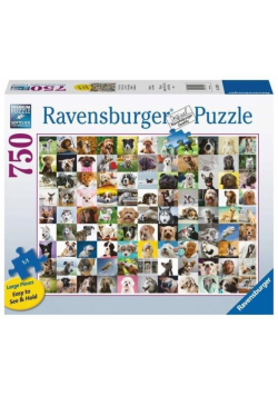 Puzzle 750 XXL 99 uroczych piesków