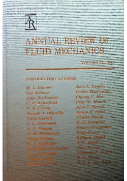 Annual review of fluid mechanics volume 25 1993